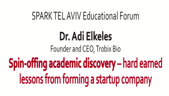 Spin-offing academic discovery- hard earned lessons from forming a startup company