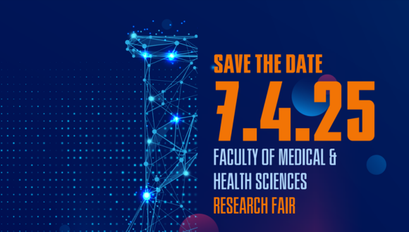 Save the Date: Faculty of Medical & Health Sciences Research Fair 2025
